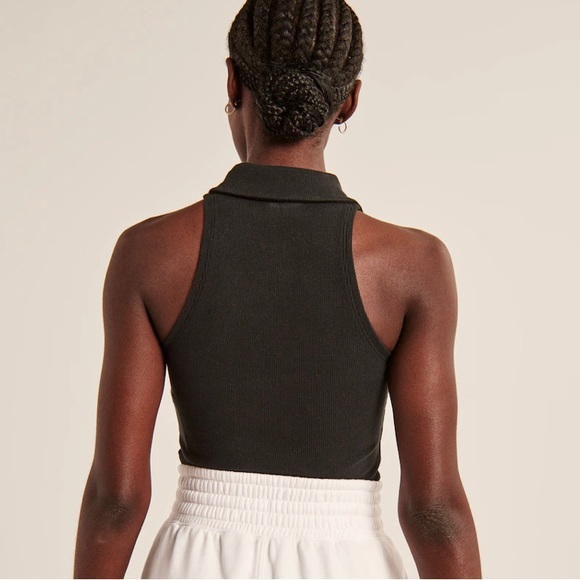 🔥Last One! Abercrombie & Fitch Ribbed Polo Bodysuit - Picture 6 of 10